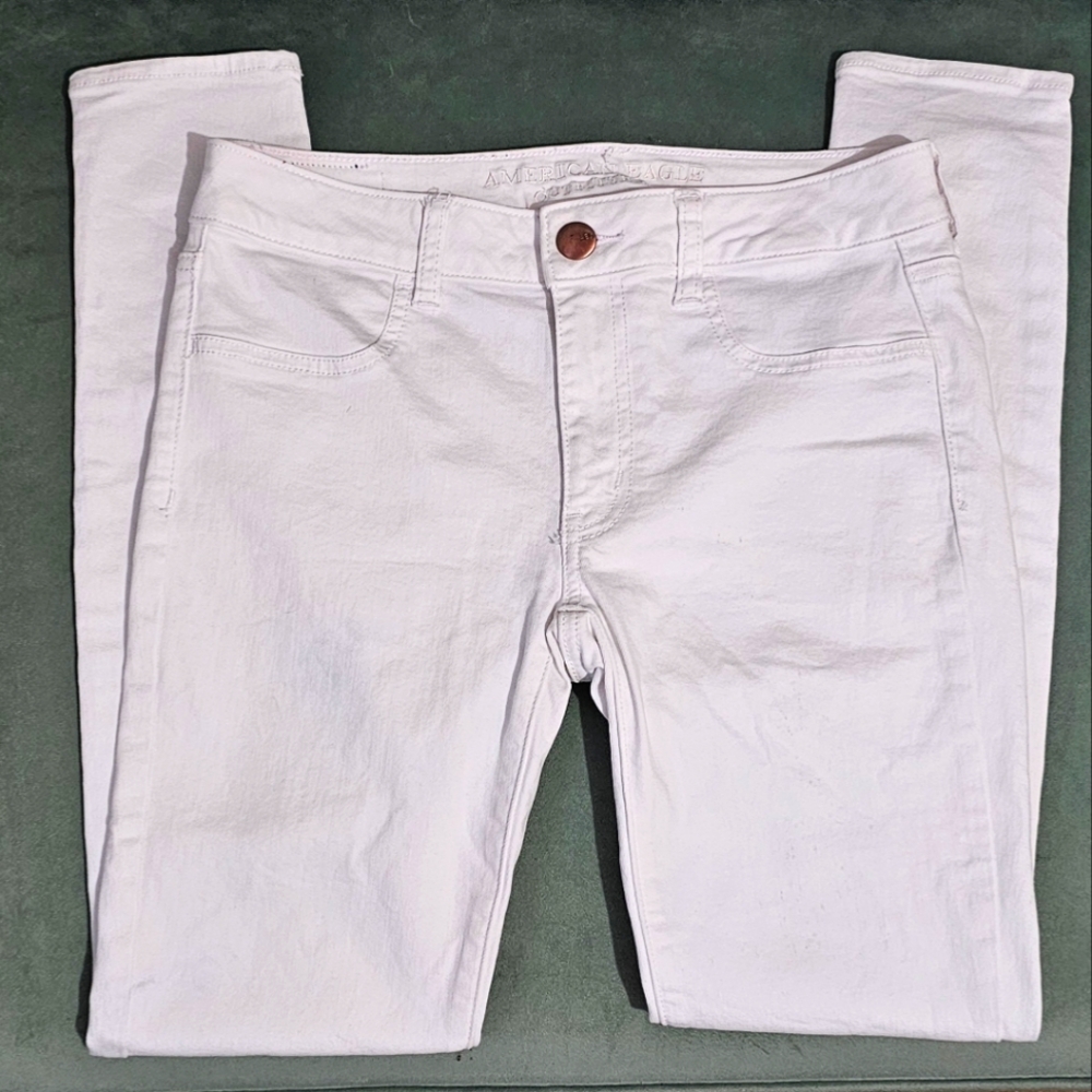 American Eagle True White Skinny Jeans - Jegging Pants - Women's Size 6